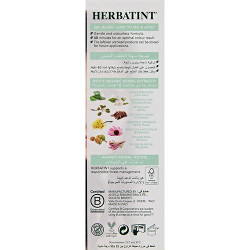 Herbatint Permanent Hair Color Gel, 4d Golden Chestnut, 4 Oz (095216)