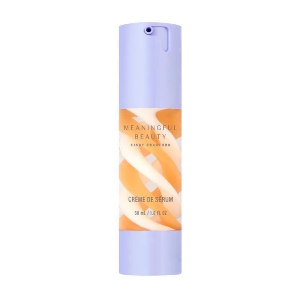 Meaningful Beauty Crème De Serum, Melon Extract Night Moisturizer, orange