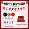 Boxing Birthday Party Decorations Wrestling Birthday Party Supplies Fight Sports Theme Birthday Supplies Boxing Birthday Banner Garland Wrestling Cake Topper Champion Balloons