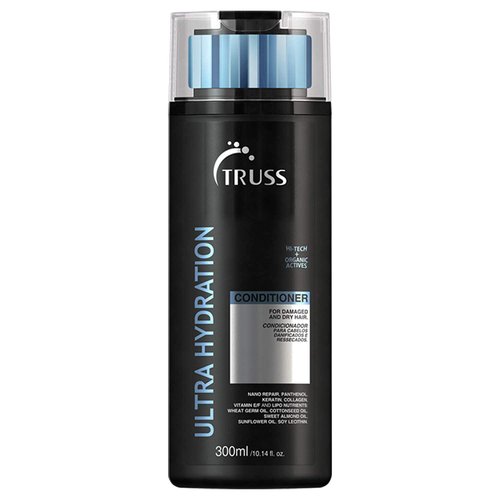 TRUSS Ultra Hydration Hair Conditioner - Moisturizing Conditioner for Dry Hair Repair, Shine, and Body - Color-Safe for All Hair Types + Textures - Restore Damaged Hair with Vital Nutrients (300 ml)
