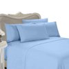 ITALIAN 600 Thread Count Egyptian Cotton Duvet Cover Set, King, Blue, Premium ITALIAN Finish