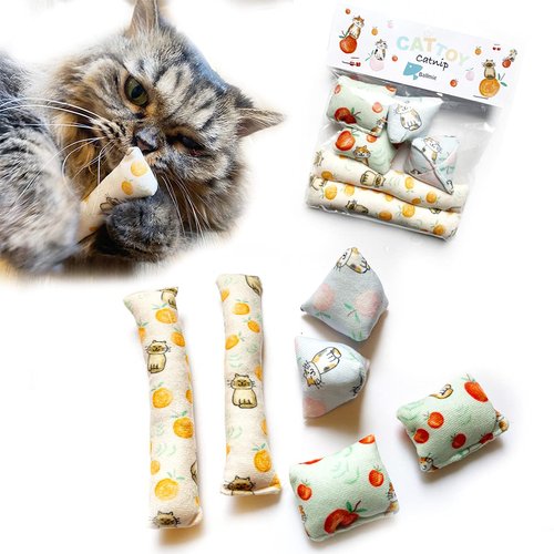 BALLMIE Cat Toy Catnip Toy Bag (Fruit Cat)