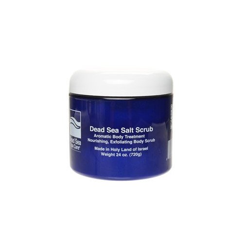 Body Scrub, 24 oz Cucumber/Melon Dry Salt Scrub, Dead Sea Spa Care