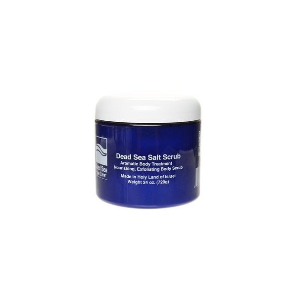 Body Scrub, 24 oz Cucumber/Melon Dry Salt Scrub, Dead Sea Spa Care