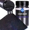 YGDZ Black Glitter, Black Fine Glitter for Crafts, Christmas Glitter 140G /4.93OZ, Festival Glitter, Body Glitter, Nail Glitter, Craft Glitter for Resin Arts Tumbler, Christmas Decor