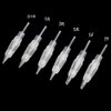 10PCS Permanent Makeup Clear Needle Cartridges for Eyebrow Eyeliner Tattoo Machine (5F)
