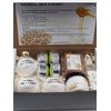 Spa Pure Luxury Spa Kit - 3 XL Bath Fizzies, 2 XL Shower Steamers, 3.5 oz Whipped Soap Scrub, Goat Milk Soap, Shower Gel (Oatmeal Milk & Honey)