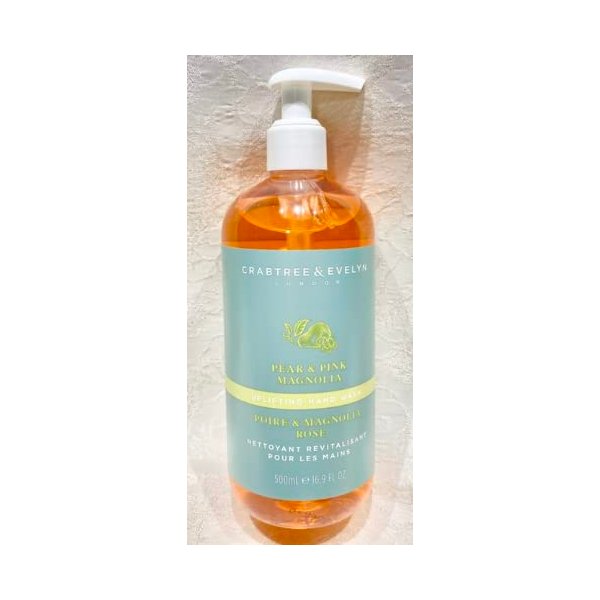 Crabtree & Evelyn Pear & Pink Magnolia Uplifting Hand Wash 16.9 oz
