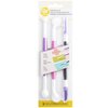 Wilton Basic 3-Piece Fondant and Gum Paste Tool Set - It Includes a Standard Ball Tool, Quilting/Stitching Tool and Cutting Blade/Pick Tool