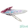 LUV HER Licensed Hair Accessories For Girls, 6pc Cute Hair Clips with Favorite Lilo & Stitch Character Charms, Magical Confetti Hair Clips, Ages 3+