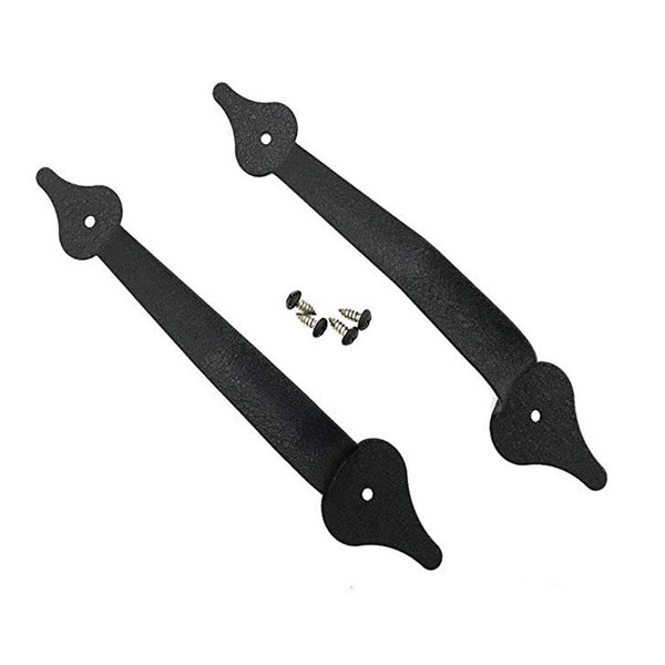 One Pair of Decorative Garage Door Carriage Handles