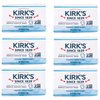 Kirk's Castile Bar Soap Clean Soap for Men, Women & Children| Premium Coconut Oil | Sensitive Skin Formula, Vegan | Original Fresh Scent | 4 oz. Bars - 6 Pack