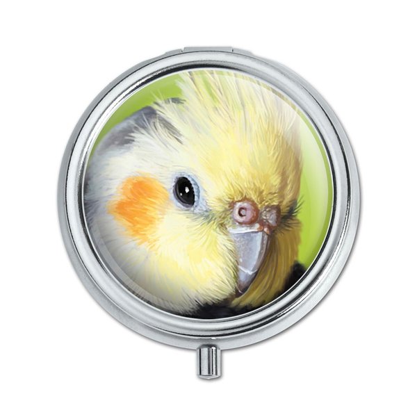 Cockatiel Bird Pet Pill Case Trinket Gift Box