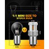 OXILAM 1157 2057 2357 7528 BAY15D LED Bulb Amber Yellow Replacement for Turn Signal Light, Brake Lights, Tail Lights, Blinker Lights, Side Marker Light Extremely Bright