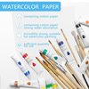 90 Pieces Watercolor Paper White Water Coloring Paint Paper Art Paint Paper for Kids Students Watercolorist Beginning Artists(4 X 6 Inch)