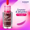 Blossom Color Lock Hydrating Longlasting Lip Stain and Tint for Lips & Cheek, Buildable, Non Drying, Smudgeproof + Transfer Proof, Made in USA with Doe Foot Applicator, 0.14 fl oz/4ml, Blooming Rose