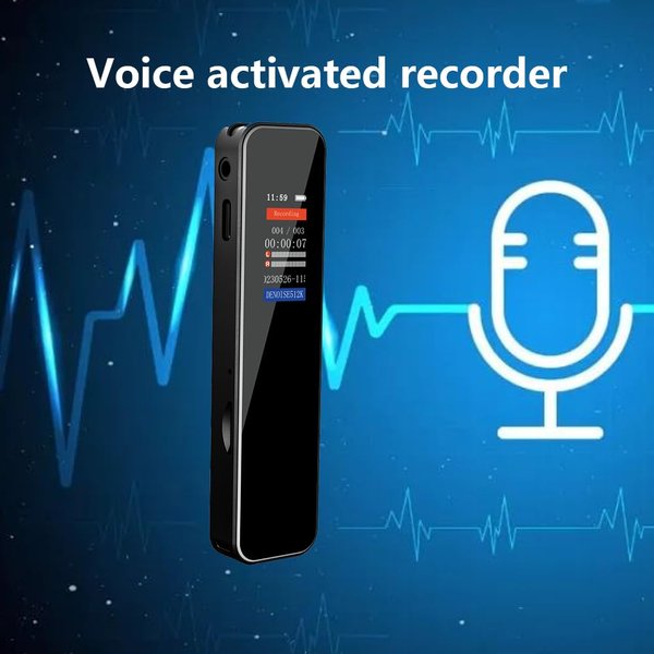 Metyoxmmx Digital Voice Recorder Voice Activated Recorder for Lectures Meetings 4608 Hours Sound Audio Recorder Dictaphone Recording Device with PlaybackMP3 Player Password Variable Speed 64GB