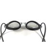 Resurge Sports Anti Fog Racing Swimming Goggles with Quick Adjust Bungee Strap (Black)