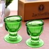 2activelife (Set of 2 Eye Wash Cups with Storage Container | Eye Cleaner Solution for Tired Eyes, Eyestrain, Makeup, and Dust | Eye-Shaped Rim for Eye Rinse and Cleansing. - Green