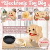 STAY GENT Stuffed Dog Robot Toy for Kids, 16Pcs Interactive Pet Care Toys with Pet Cage & Walking Dog Toy with Leash, Electronic Dog Grooming Toys Pretend Play Gifts for Girls 3 4 5 6 Years Old