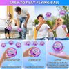 Flying Orb Ball,Cosmic Globe Flying Hover Ball Toy,Magic Floating Ball Galactic Fidget Spinner Boomerang Drone Gifts for 6 7 8 9 10 11 12+ Year Old Kids Boys Girls Adults(2PCS-Blue & Purple)