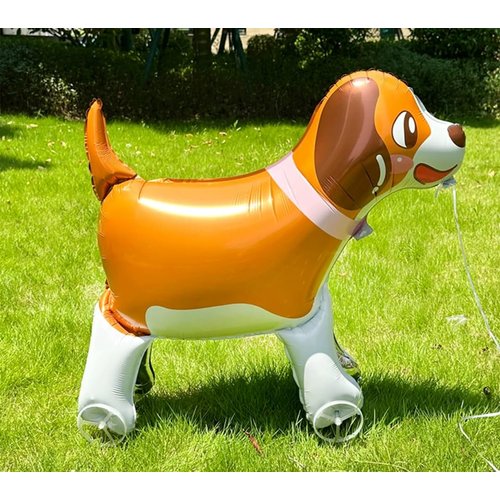 Dog Walking on Wheels Animal Balloons Pet Balloons Farm Animal Balloon Children Toys,Jungle Safari Animal Theme Kids Baby Gift Birthday Party Supplies Decorations (Dog on Wheels)