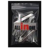 ALL in ONE 50pcs Metal Silver Flat Single Prong Alligator Hair Clips Nickel Free 56mm