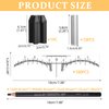 BAMTTOO 5pcs Microblading Eyebrow Pencil Brow Mapping Ruler Pencil Sharpener Set For Marking Filling And Outlining Eyebrow Tattoo Makeup Kit Permanent Makeup Eye Brow Liners
