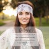 Olbye Boho Headbands 3 Pack - Women's Wide Hairbands, Turban Headbands, Workout Head Wraps, Yoga Hair Scarfs, Fashion Hair Accessories for Women and Girls