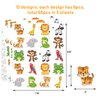 Animal Tattoos for Kids Safari Jungle Temporary Tattoo for Animals Birthday Party Favors Goodie Bag Stuffers 60Pcs