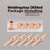 WeldingStop 9-0094 9-0096 SL40 Torch Plasma Electrode Tip fit Thermal Dynamics Cutmaster 42/12+ Plasma Cutter SL40 Plasma Torch Consumables 10pcs