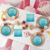 40 Pcs Ocean Sea Plates and Napkins Party Supplies, Disposable Ocean Waves Paper Plates and Napkins Tableware Set for Baby Shower Ocean Birthday Party Decorations Serves 20