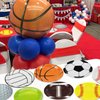 PTECDROTS 40Pcs Sports Birthday Party Plates Decorations 9" Paper Plates Disposable Dinner Birthday Plates Plates Sports Theme Event Game Day Party for Kids Men Birthday Party Supplies
