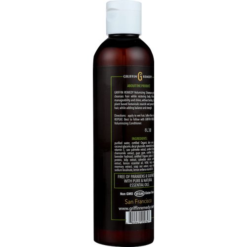 GRIFFIN REMEDY Volumizing Shampoo, 8 FZ