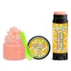 Mango Madness Soothing & Luscious Lips by OverSoyed Exfoliator & Chapped Lip Repair Lip Care Combo | Artisan Handcrafted to Order Tropical Citrus Sweet Mango Flavored Exfoliating Sugar Lip Scrub & Lip Moisturizer Balm Gift Set