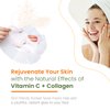 Natural Chemist Vitamin C & Collagen - Sheet Mask - Cruelty Free Korean Skin Care For All Skin Types - 4 pack (20 Masks)