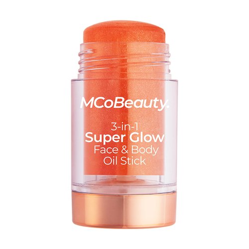 MCoBeauty 3-in-1 Super Glow Face & Body Oil Stick, Bronze, Long Wearing and Non-Sticky, Vegan, Cruelty Free Cosmetics