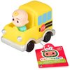 CoComelon 3" Car Vehicle 3-Pack Toy Vehicle Set - Officially Licensed - JJ, Tomtom & YoYo Character Figures - Christmas Stocking Stuffer Gift for Preschoolers, Toddlers, Kids, Boys, Girls - 2+