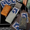 Lewtemi 3 Pcs Leather Tarot Card Case Holder Sun Moon Tarot Box Tarot Card Bag Tarot Organize Storage Box, Universal Game Tarot Deck Holder for Most Standard Size Tarot Cards, Black, Grey, Brown