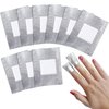 Gel Nail Polish Remover Set - Foil Nail Wraps/Wipes 300 Pcs Soak Off Gel Remover Foils Nail Wraps & 1 Pc Rose Gold Double Head Cuticle Pusher Peeler Scraper