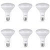 Feit Electric LED BR30 Light Bulbs, 65W Equivalent, Dimmable, 10 Year Life, 650 Lumens, 2700K Soft White, E26 Base Recessed Can Light Bulbs, Flood Light Bulbs, Damp Rated, 6 Pack, BR30/DM/10KLED/6