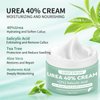 Grocerism 2 Packs Urea Cream 40% Plus 2% Salicylic Acid 5.30 oz || Foot Cream Maximum Strength with Hyaluronic Acid, Tea Tree, and Aloe Vera for Deep Moisturizes, Callus Remover and Soften
