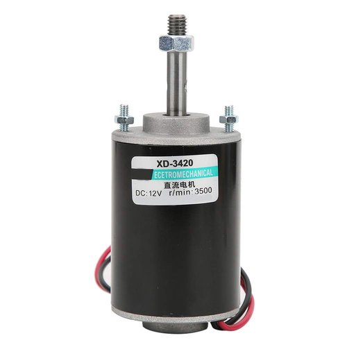 Permanent Magnet Motor DC 12/24V 30W High Speed CW/CCW Reversible Electric Gear Motor Low Noise for DIY Generator(3500RPM(12V))