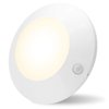 HONWELL Motion Sensor Light Indoor Ceiling Light Wireless Motion Sensor Light Battery Powered LED Warm White Light for Closet Cabinet Kitchen Bathroom Hallway Stairs Shower Wall Shed(5Inch)