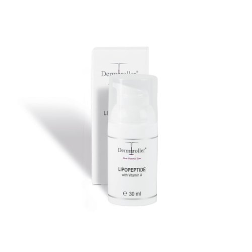 Dermaroller, New Natural Line Lipopeptide Night Cream Hyaluronic Acid Vitamin A and Shea Butter Combine to Moisturize and Repair Tired Stressed Skin Helps to Reduce Fine Wrinkles oz, 1.01 Ounce