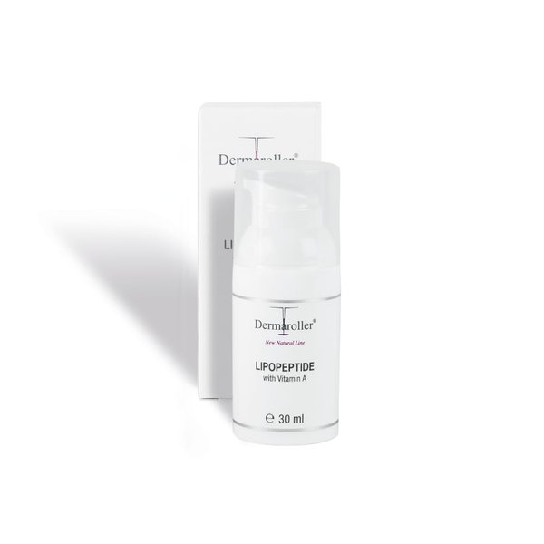 Dermaroller, New Natural Line Lipopeptide Night Cream Hyaluronic Acid Vitamin A and Shea Butter Combine to Moisturize and Repair Tired Stressed Skin Helps to Reduce Fine Wrinkles oz, 1.01 Ounce
