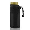 IronSeals Adjustable Tactical Water Bottle Pouch Foldable MOLLE Water Bottle Holder Drawstring Open Top Travel Water Bottle Bag