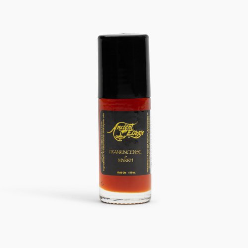 Ancient Essence Pure Frankincense and Myrrh Blend Roll-On Essential Oil Blend Natural Aromatherapy for Mind and Body Harmony - 1 Oz