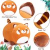 Red Panda Plush Stuffed Animal, 11.8"Red Panda Plush Toys, Cute Bear Plushie Toy Stuffed, Red Panda Plush Pillow Plushies Gifts, Hugging Pillow Room Decoration Kawaii Doll Birthday Gifts for Kids