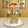 Ercadio 24 Pcs Christmas Nativity Cupcake Toppers Jesus Birthday Merry Christmas Cupcake Picks for Holy Nativity Scene Theme Christmas Jesus Birthday Party Supplies